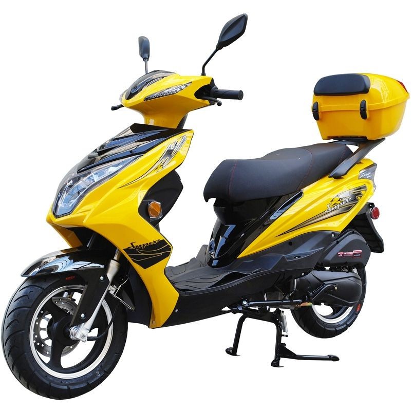 Customs clearance of a moped